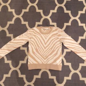 Beige zebra sweater Bishop & Young
